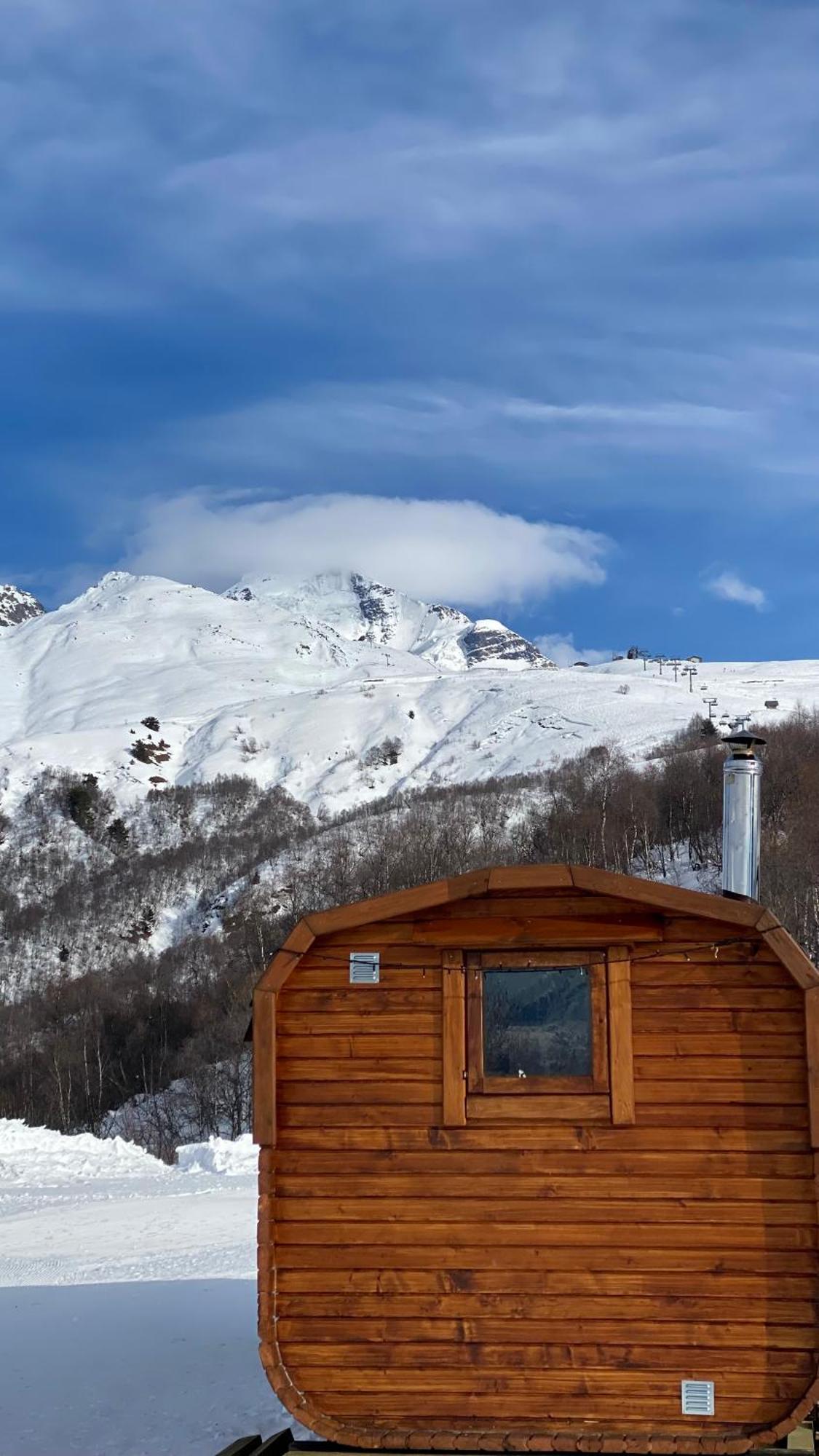 Sauna Tetnuldi Mestia Exteriér fotografie