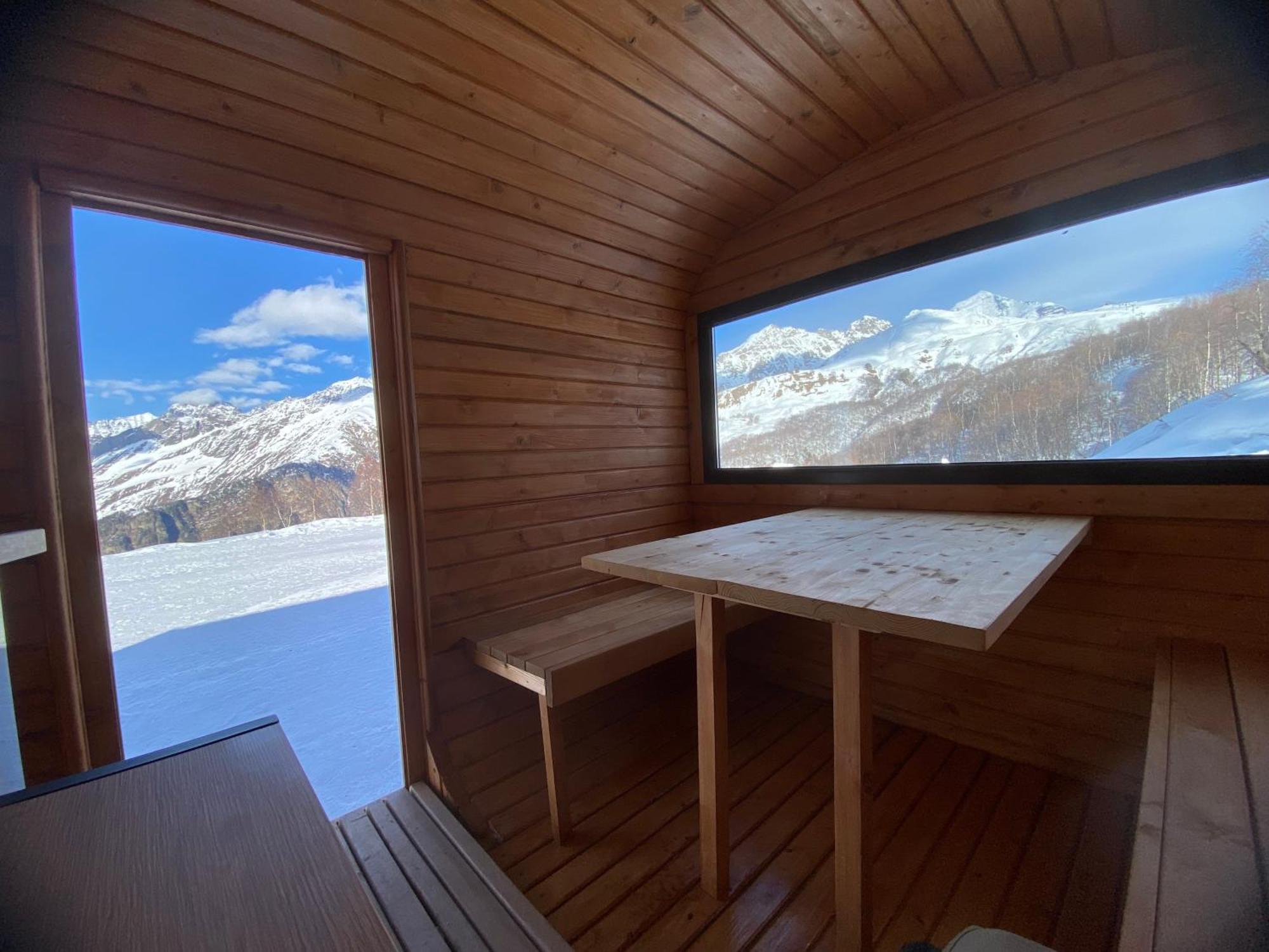 Sauna Tetnuldi Mestia Exteriér fotografie